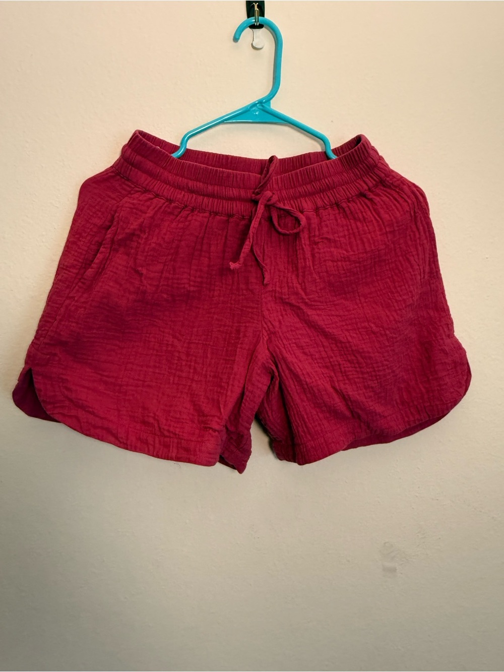 Pact Women's Cotton Gauze Athletic Shorts - Pink